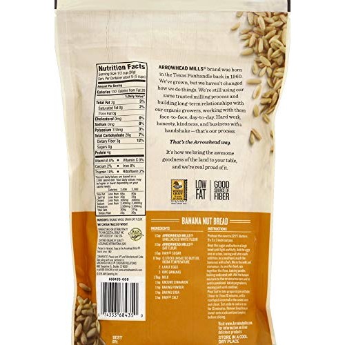 Arrowhead Mills Organic Oat Flour, 16 Ounce Bag Pack Of 6