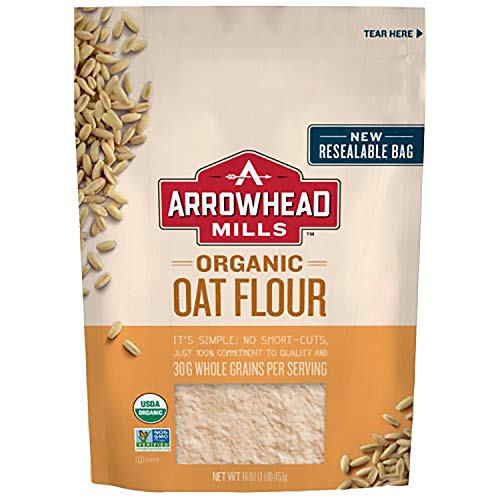 Arrowhead Mills Organic Oat Flour, 16 Ounce Bag Pack Of 6