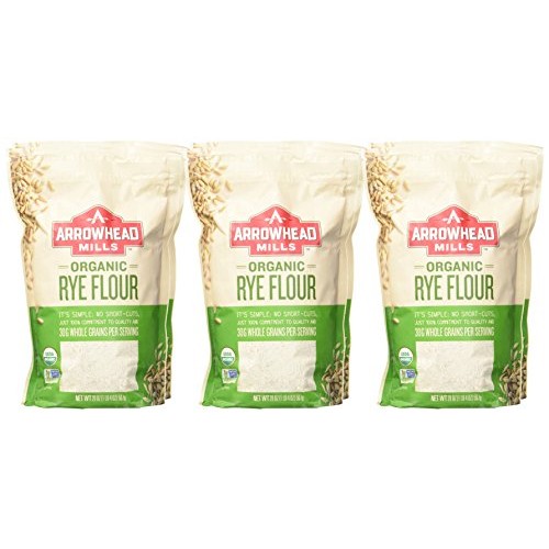 Arrowhead Mills Organic Rye Flour, 20 Ounce Bag Pack Of 6