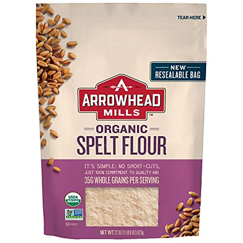 Arrowhead Mills Organic Spelt Flour, 22 Ounce Bag Pack Of 6