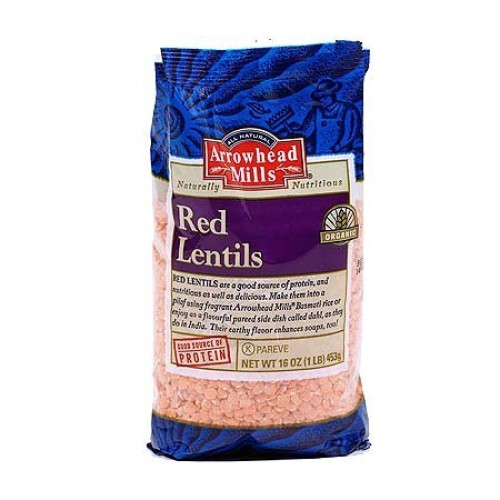 Organic Red Lentils -Pack Of 6