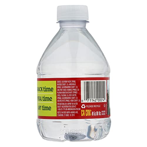 Arrowhead Water, Water Spring, 8 Ounce, 12 Pack