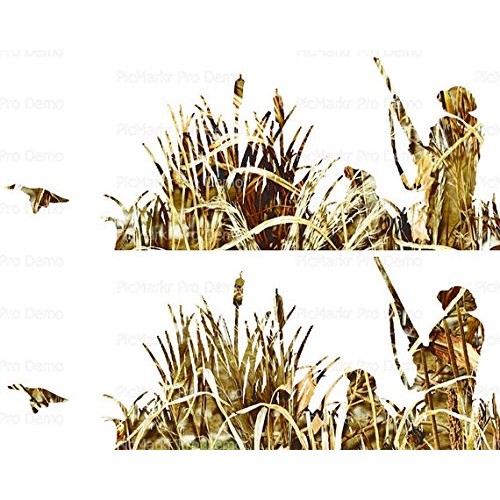 6 Round - Duck Hunting Birthday - Edible Cake/Cupcake Party Top