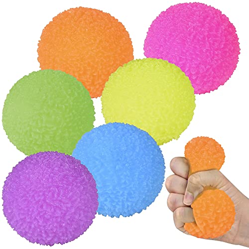 Artcreativity Stretchy Crystal Gummi Stress Balls, Set Of 6, Str