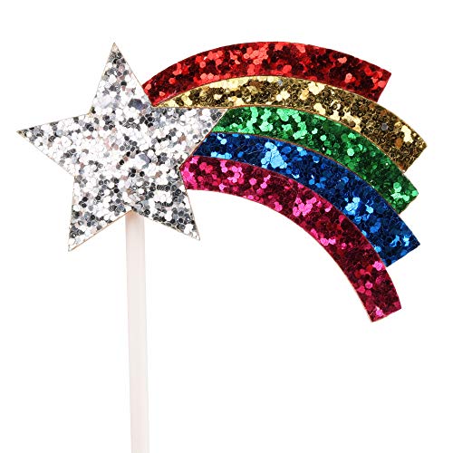 Artczlay Happy Birthday Cake Topper Rainbow Unicorn Color Super