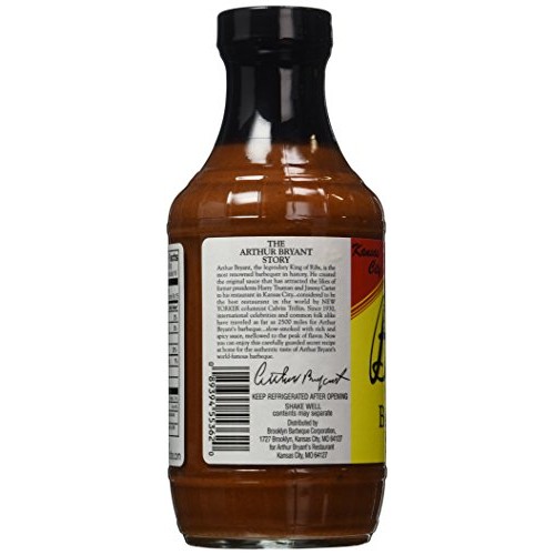 Arthur Bryants Original BBQ Sauce 18 Ounce