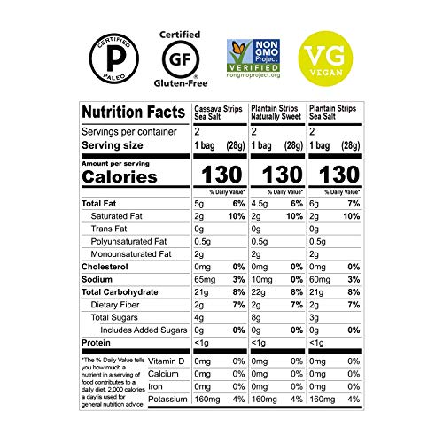 Plantain Chips - Cassava Chips Individual Bags - Vegan Snacks -