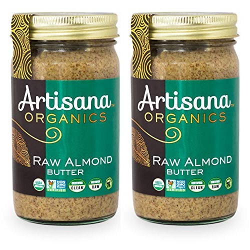 Artisana Organics Non Gmo Raw Almond Butter, 14 Oz 2 Pack