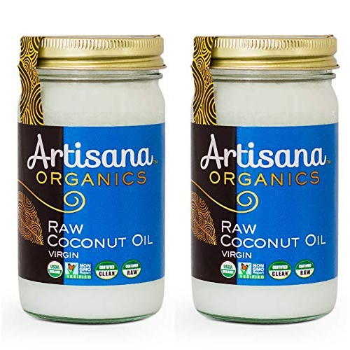 Artisana Organics Raw Virgin Coconut Oil 2 Pack 14 Oz