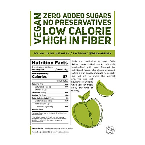 Daily Artisan Green Apple Chips | Most Famous Thin Chips Of Appl