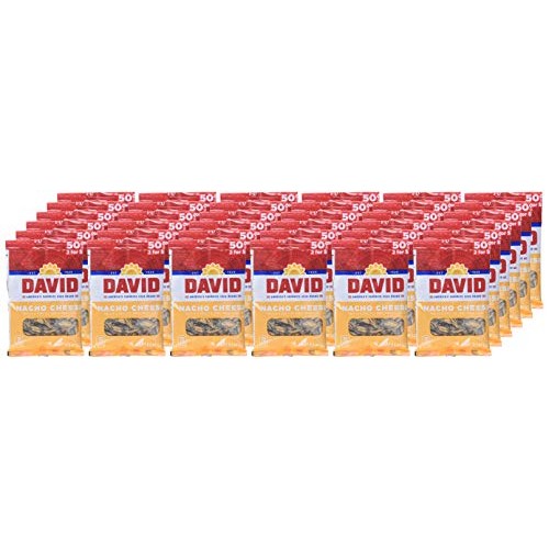 David Seed Sunflower Seeds, Nacho Cheese, 0.8 Ounce, 36 Count