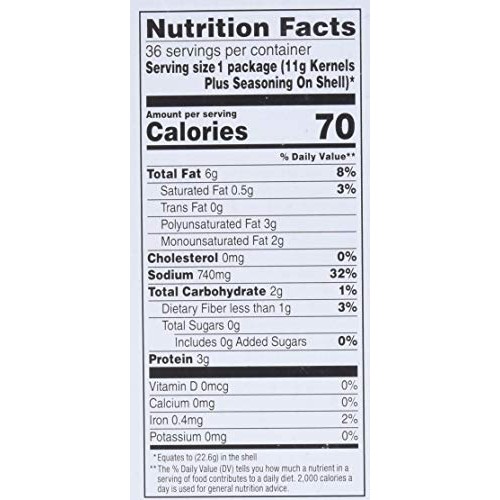 David Seed Sunflower Seeds, Nacho Cheese, 0.8 Ounce, 36 Count