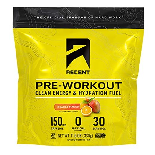 Ascent Pre Workout - Orange Mango - 30 Servings