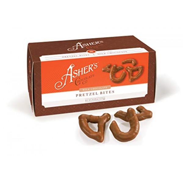Ashers Chocolate, Chocolate Covered Pretzel Bites, Gourmet Swee