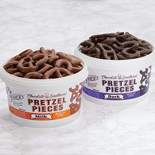 Ashers Chocolate, Chocolate Covered Pretzels, Bulk Smothered Pr