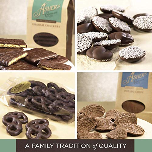 Ashers Chocolate, Gourmet Chocolate Covered Mini Grahams, Small