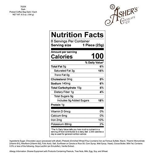 Ashers Chocolates, Chocolate Covered Pretzels, Gourmet Sweet An