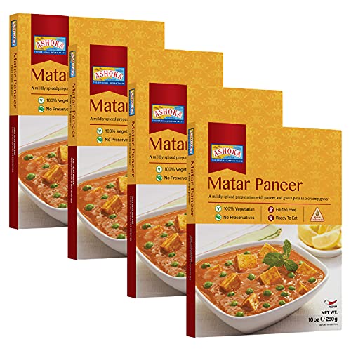 Ashoka Microwaveable Ready To Eat Meals - Matar Paneer And Green