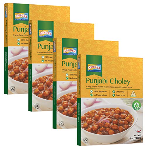 Ashoka Microwaveable Ready To Eat Meals - Punjabi Choley Curried