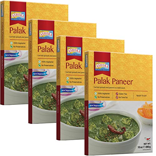 Ashoka Palak Paneer - Curried Spinach And Soya Paneer Tofu In A