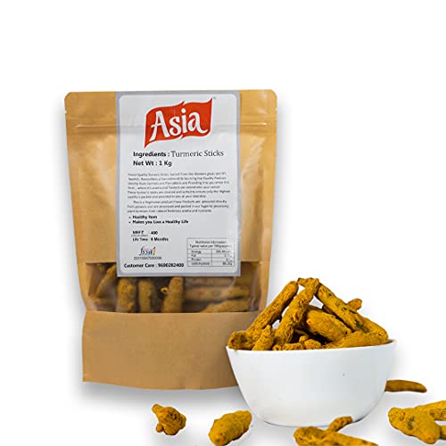 Asia Turmeric Haldi Root Whole Spice ~ Dried 200g 7oz Vegan ...