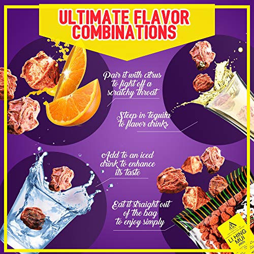 Asia Trans Seeded Red Li Hing Mui Crack Seed Plums | Hawaiian Fa...