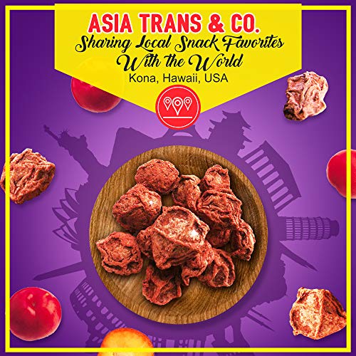 Asia Trans Seeded Red Li Hing Mui Crack Seed Plums | Hawaiian Fa...