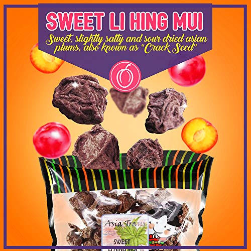 Asia Trans Sweet Seeded Li Hing Mui Crack Seed Plums | Hawaiian ...