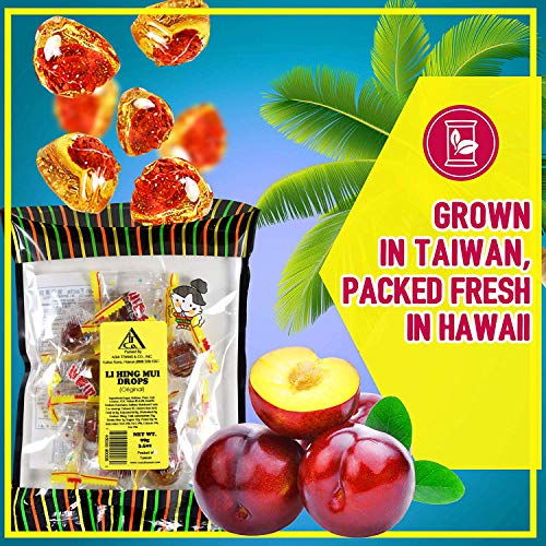 Asia Trans Golden Plum Crack Seed Drops | Hawaiian Favorite | Sw