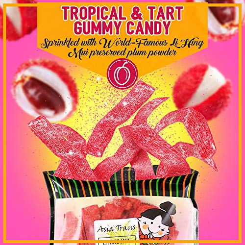 Asia Trans Lychee Belt Strips With Li Hing Mui Plum Powder | Haw