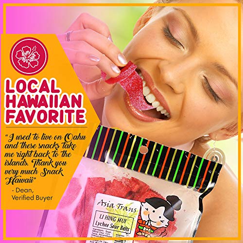 Asia Trans Lychee Belt Strips With Li Hing Mui Plum Powder | Haw