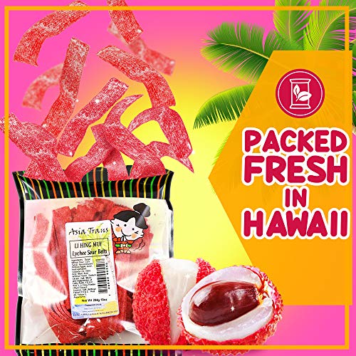 Asia Trans Lychee Belt Strips With Li Hing Mui Plum Powder | Haw