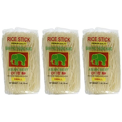 Asian Best Premium Rice Stick Noodle, 16 Oz 3 Pack