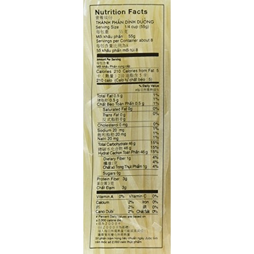 Asian Best Premium Rice Stick Noodle Medium, 16Oz 3 Pack