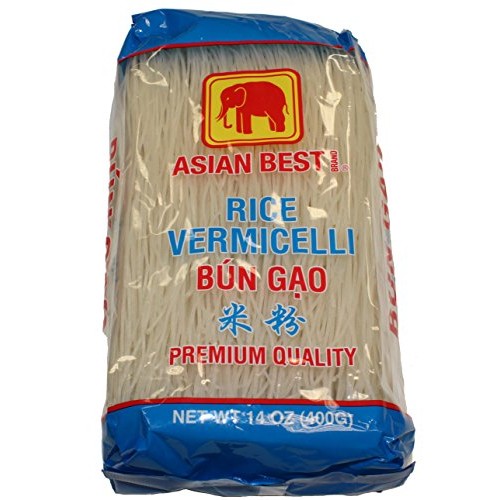 Asian Best Premium Rice Vermicelli Bun Gao, 140Z 3 Packs
