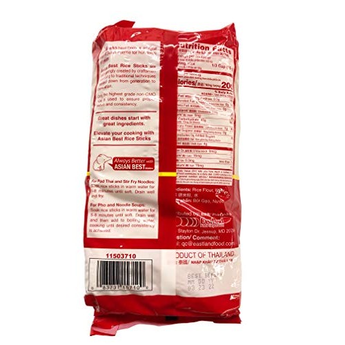 Asian Best Rice Sticks Premium Noodles For Traditional Pad Thai