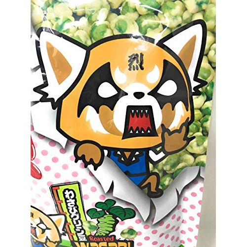 Aggretsuko Roasted Wasabi Coated Green Peas 2-Pack Asian Food Gr