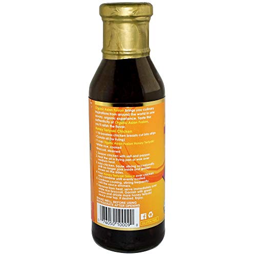 Organic Asian Fusion Honey Teriyaki Marinade &Amp; Dipping Sauce - U