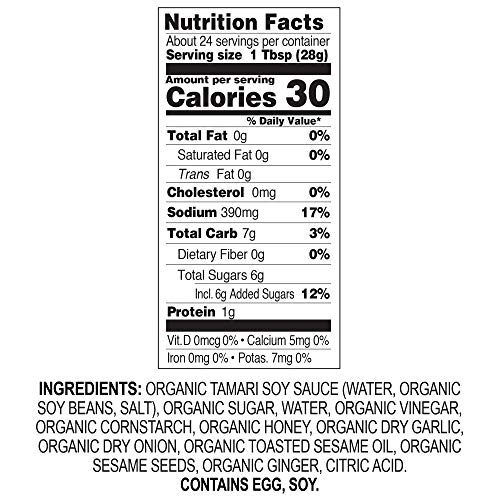 Organic Asian Fusion Honey Teriyaki Marinade &Amp; Dipping Sauce - U