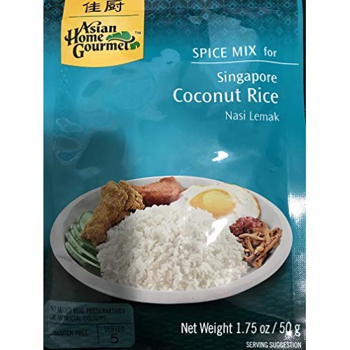 Asian Home Gourmet Spice Paste for Rice: Singapore Coconut Rice ...