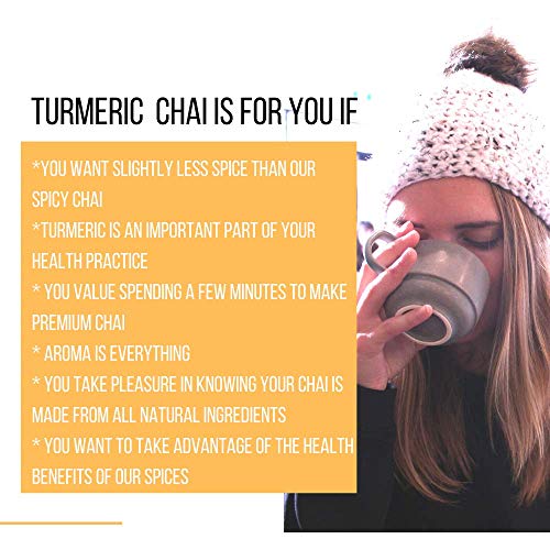 Turmeric Chai Tea Curcumin Tea - Green Tea chai for weight loss,...