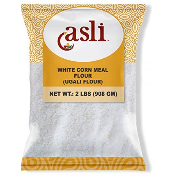 Asli White Corn Meal Ugali Flour - 2lb, Indian/African Groceries