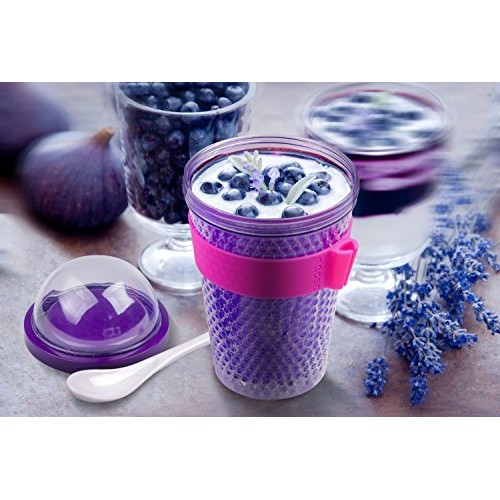 Asobu Chill Yo2Go For A 13 Ounce Cold Yogurt And Cereal Breakfas