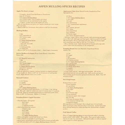 Aspen Mulling Cider Spice - Caramel Apple Spice Blend - Apple Ci