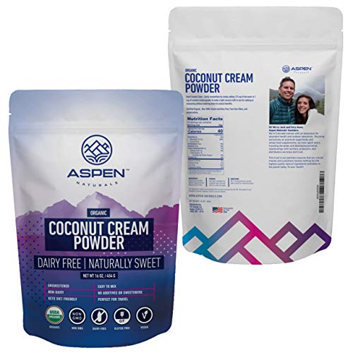 Organic Coconut Milk Cream Powder - Fū Carbs Powdered Coconut Cr