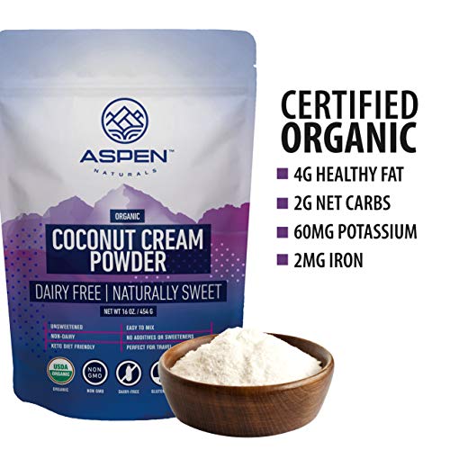 Organic Coconut Milk Cream Powder - Fū Carbs Powdered Coconut Cr
