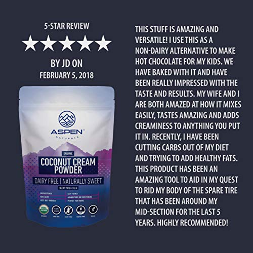 Organic Coconut Milk Cream Powder - Fū Carbs Powdered Coconut Cr