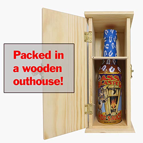 Ass Blaster Premium Gourmet Hot Sauce Bottle With Outhouse Box -