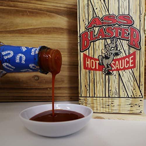 Ass Blaster Premium Gourmet Hot Sauce Bottle With Outhouse Box -