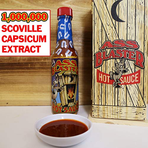 Ass Blaster Premium Gourmet Hot Sauce Bottle With Outhouse Box -